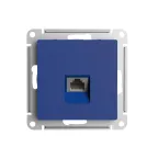                  ATLASDESIGN РОЗЕТКА компьютерная RJ45, кат. 5Е, механизм, АКВАМАРИН
               