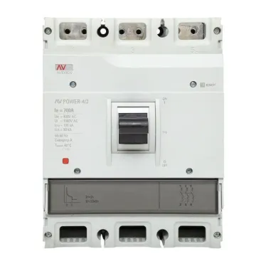 Автоматический выключатель AV POWER-4/3 700А 100kA TR AVERES