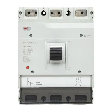 Автоматический выключатель AV POWER-4/3 700А 100kA TR AVERES