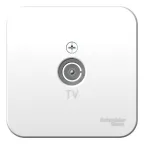                  Коннектор ТВ BLANCA с изолирующей пластиной, белый
               