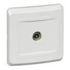                  ЭТЮД Розетка телевизионная оконечная TV 0.7дБ скрытая белая
               