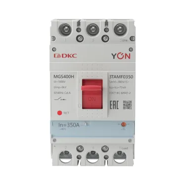 Автоматический выключатель YON MGS400 3P 280-350A 75kA