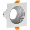 LIGHTING Светильник 4110 встраиваемый поворотный под лампу GU10 белый/хром пластик IEK