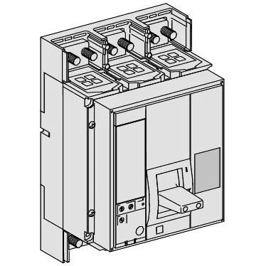 Выключатель NS1000H 4p + MicroLogic 2.0A в сборе