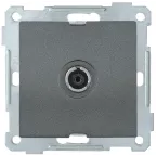                  РТВ11-0-Б Розетка TV оконечная BOLERO антрацит
               