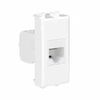                  Avanti Розетка компьютерная RJ-45 без шторки модульная кат.6 Белое облако 1 модуль
               