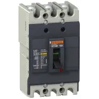 Выключатель автоматический трехполюсный EZC100 30 KA/380В 3Т 40 A