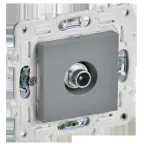                  SKANDY Розетка TV проходная SK-A17Gr серый IEK
               