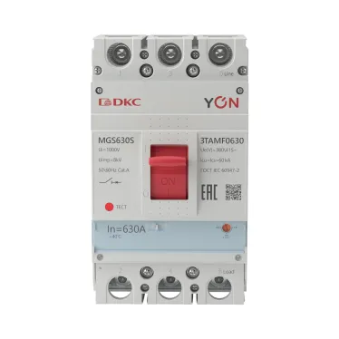 Автоматический выключатель YON MGS630 3P 504-630A 60kA