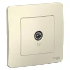                  BLANCA скрытой установки коннектор тв, молочный
               