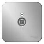                  Коннектор ТВ BLANCA с изолирующей пластиной, алюминий
               