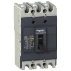 Выключатель автоматический трехполюсный EZC100 18 KA/380В 3T 63 A