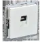 BRITE Розетка компьютерная RJ45 кат.6 РК11-БрЖ жемчуг IEK