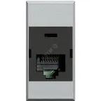 Axolute Розетка компьютерная RJ45 UTP категория 6 110 алюминий