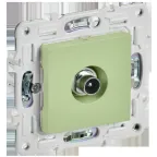                  SKANDY Розетка TV проходная SK-A17G мятный IEK
               