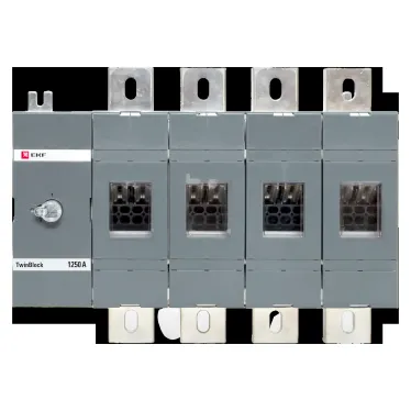 Рубильник 1250A 4P без рукоятки управления TwinBlock EKF