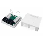                  Розетка компьютерная RJ-45(8P8C) кат 5e двойная внешняя
               