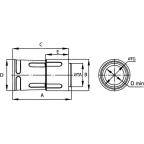 Трансформатор тока CT100 2500A, класс 0.2, 15ВА