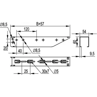 Трансформатор тока CT50 500A, класс 0.5, 5ВА