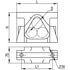 Трансформатор тока CTWW 120A, класс 0.2, 5ВА