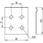 Трансформатор тока CT165 2000A, класс 0.5, 30ВА