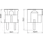 Трансформатор тока CT100 1600A, класс 0.5S, 15ВА