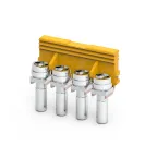 Перемычка коммутационная 4 пол. OptiClip SLS4-оранжевый для измер. клеммы CDS6U
