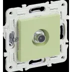                  SKANDY Розетка TV оконечная SK-A12G мятный IEK
               
