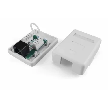 Розетка компьютерная RJ-45(8P8C) кат 5e одинарная внешняя