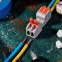 Клемма СМК 222-422R проходная разъемная 2 полюса серая 0,2-2,5/4мм2