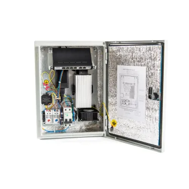 Коммутатор уличный SKAT 4 порта, PoE+, UPLINK RJ45 10/100Mbps, 4-Ethernet, 60Вт