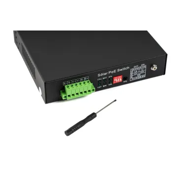 Коммутатор неуправляемый 6 портов RJ45/SFP 10 100 1000 Мб/с PoE 65Вт с ИБП