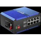 Коммутатор промышленный неуправляемый U-2GX/SFP-8GTP, 2 порта 1000Base-X SFP, 8 портов 10/100/1000Base-T(X) RJ45 c PoE, монтаж на динрейку TSX EKF