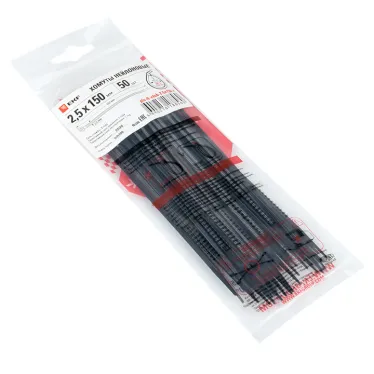 Хомут P6.6 стандартный черный 2.5x150 (50шт) FlexLock PROxima