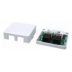 Розетка универсальная CAT5E Keystone.2 порта