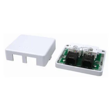 Розетка универсальная CAT5E Keystone.2 порта