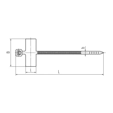 Стяжка нейлоновая КСМ 3x100 (бел) (100шт)