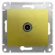 GLOSSA TV розетка оконечная 1DB механизм фисташковый