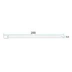 хомут-стяжка стальная 200x4,6 мм, (1уп - 10шт), REXANT