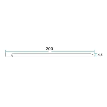 хомут-стяжка стальная 200x4,6 мм, (1уп - 10шт), REXANT