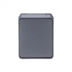 AtlasDesign Profi54 переключатель одноклавишный IP54 10 АХ, АНТРАЦИТ, Россия