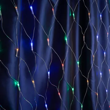 Гирлянда сеть LED мультиколор 3х2.7м