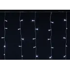 LIGHTING Гирлянда бахрома 4,5х0,7м 200 светодиодов белый свет IP44 прозрачный шнур 3м 230В мерцание транзит IEK