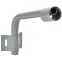 LIGHTING Кронштейн КР-1 D-60мм L-350мм под монтажную ленту 1 хомут серый IEK
