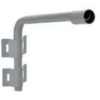                  LIGHTING Кронштейн КР-2 D-48мм L-500мм под монтажную ленту 2 хомута серый IEK
               