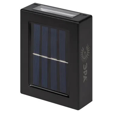 Светильник уличный ERAFS024-02 на солнечной батарее настенный Практик 2 LED 7*3*10 см