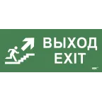                  Этикетка самокл. 330х140мм Выход/лест. вверх/фигура IEK
               