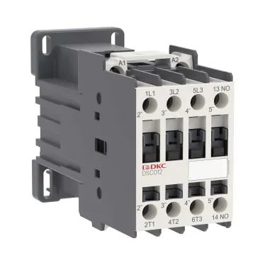 Магнитный контактор YON DSC012 12A 5,5кВт AC3 3P кат.110В DC 1НО