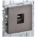 BRITE Розетка компьютерная RJ45 кат.6 РК11-БрТБ темная бронза IEK