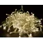 LIGHTING Гирлянда нить 20м 200 светодиодов теплый белый свет IP44 прозрачный шнур 3м 230В контроллер 8 сцен IEK